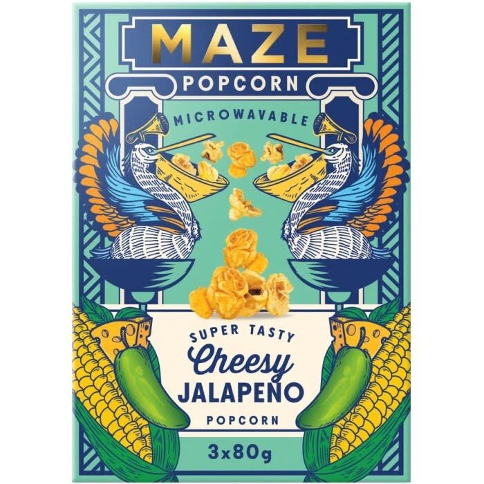 Maze PopCorn Maze PopCorn, Cheesy Jalapeno 240gr
