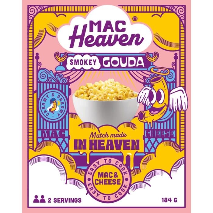 Mac Heaven Pasta Mac Heaven, Mac and Smokey Gouda 184gr