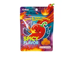 Cokoc Candy Cokoc Peeling Spicy & Sour Chewy Gummies 100gr China