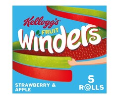 Kellogg's Candy Winders Fruit, Apple & StrawBerry Flavour 100gr