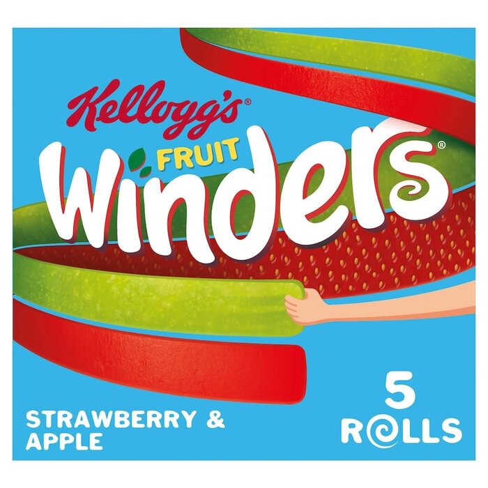 Kellogg's Candy Winders Fruit, Apple & StrawBerry Flavour 100gr