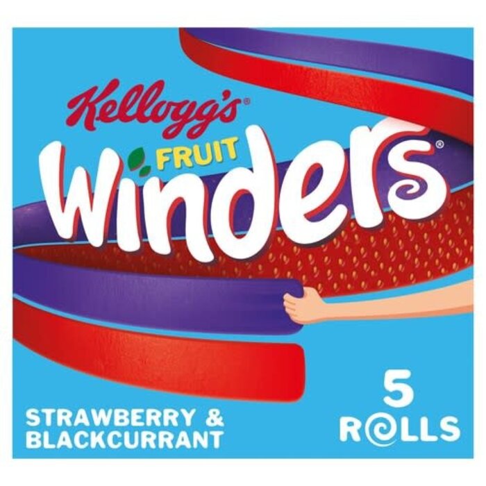 Kellogg's Candy Winders Fruit, BlackCurrant & StrawBerry Flavour 100gr