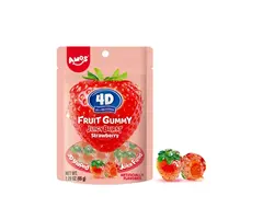 4D Gummy Candy 4D Gummy StrawBerry Burst 65gr