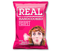 Real Chips Real Hand Cooked Sweet Chili 150gr
