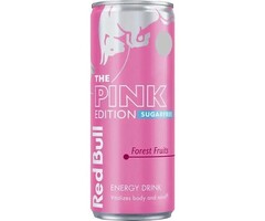 Red Bull Drink Red Bull Pink Forest Fruits 250ml SugarFree