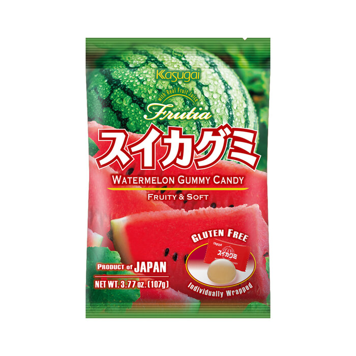 Frutia Candy Frutia WaterMelon Gummy Candy 107gr Japan Gluten Free
