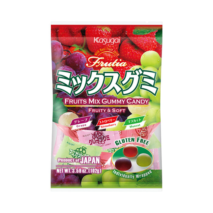 Frutia Candy Frutia Mix Gummy Candy 102gr Japan Gluten Free