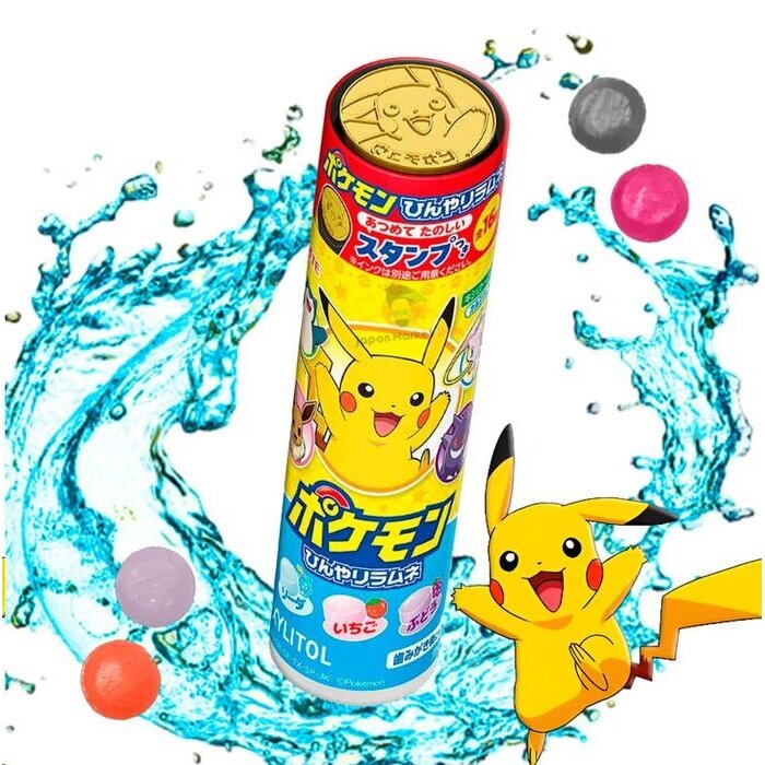 Pokémon Candy Xylitol Pokémon HinYari Ramune 26gr