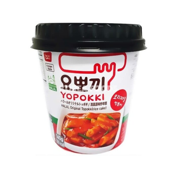 Yopokki Ramen Yopokki Topokki Original HALAL Cup 120gr Korea