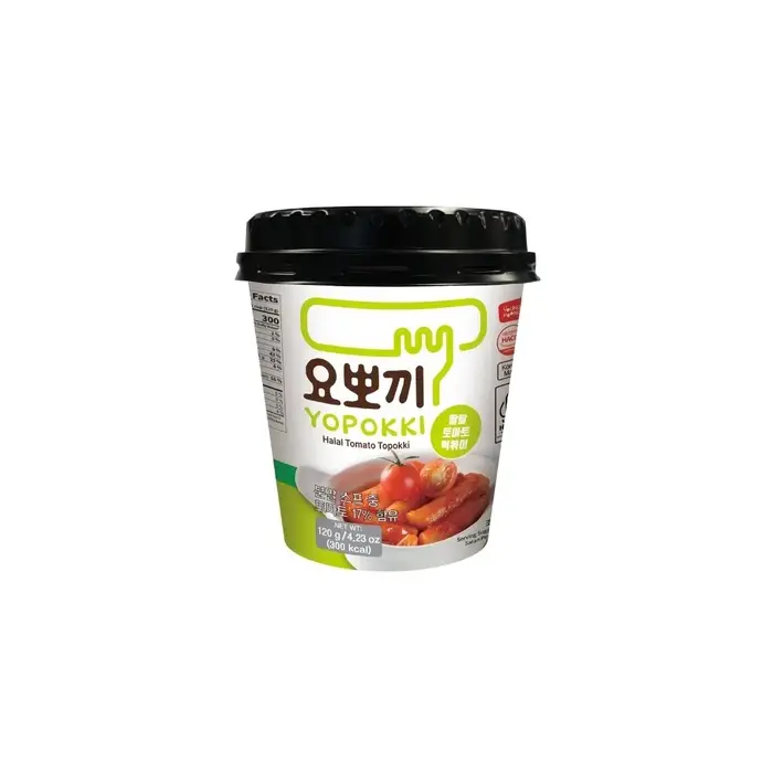 Yopokki Ramen Yopokki Topokki Tomato HALAL Cup 120gr Korea