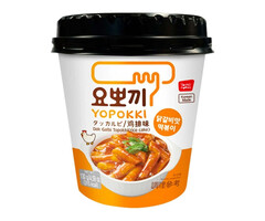 Yopokki Ramen Yopokki Topokki Dak Galbi Chicken Cup 130gr Korea