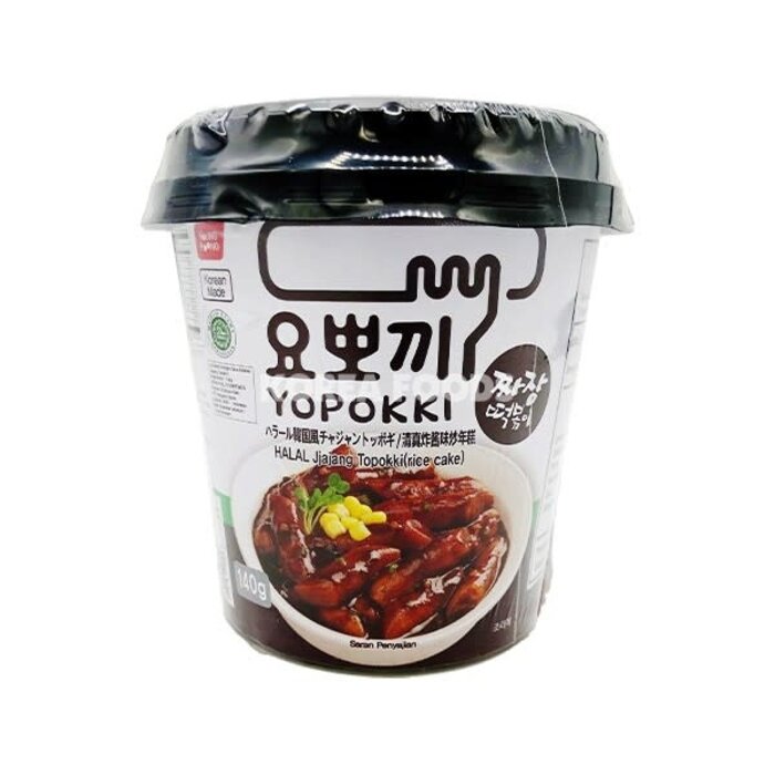 Yopokki Ramen Yopokki Topokki Jjajang HALAL Cup 120gr Korea