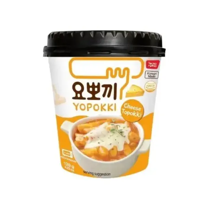 Yopokki Ramen Yopokki Topokki Pollack Roe Mayo Cheese Cup 120gr Korea