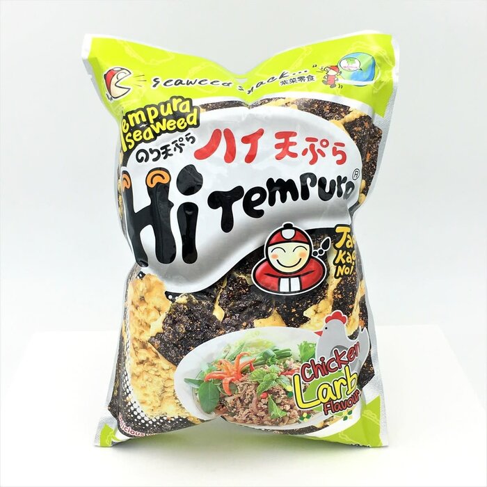 Tao Kae Noi Hi Chips Tempura SeaWeed Snack Chicken Larb Flavour 40gr Thailand