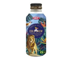 OKF Drink Premiun Cold Brew, Safari Coffee Story, Arabica Brasil 390ml Korea