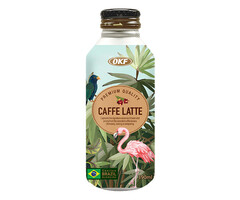 OKF Drink Premium Caffe Latte, Safari Coffee Story, Arabica Brazil 390ml Korea