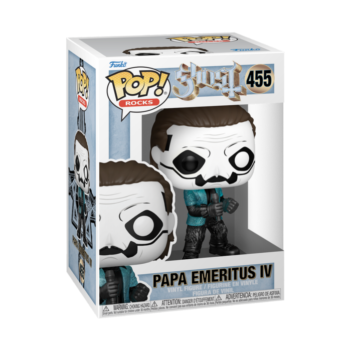 Funko Funko Rocks 455 Papa Emeritus IV Ghost, Glitter, Music