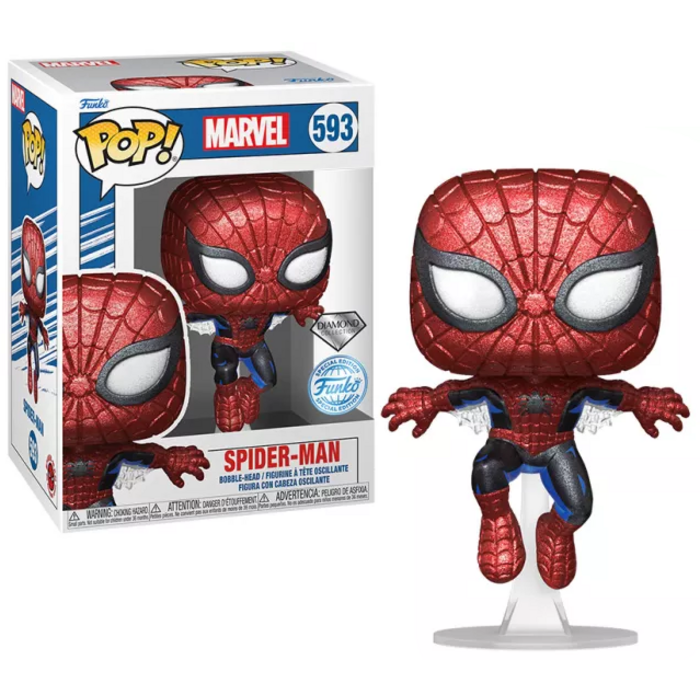 Funko Funko Marvel 593 Spider-Man, Special Edition, Diamond Collection