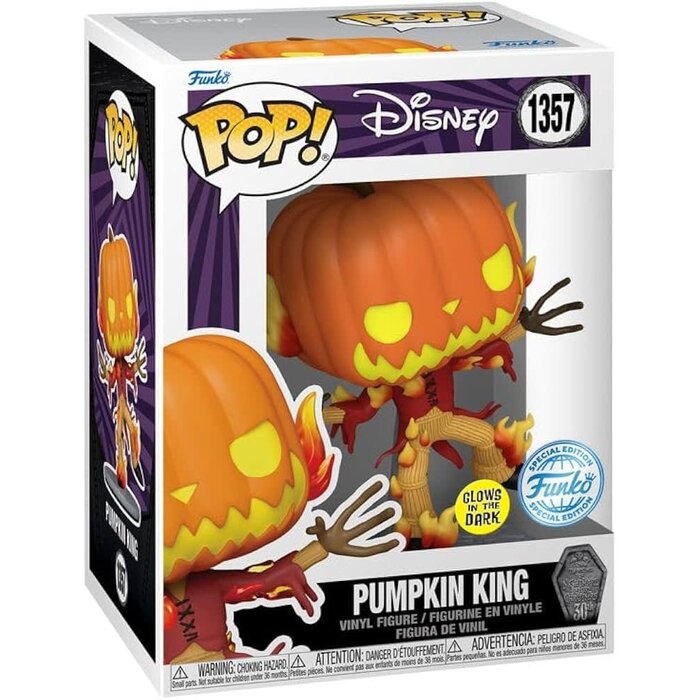 Funko Funko Disney 1357 PumpKin King, Funko Special Edition, Scented