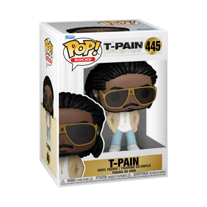 Funko Funko Rocks 445 T-Pain, Rappa Ternt Sang, Music