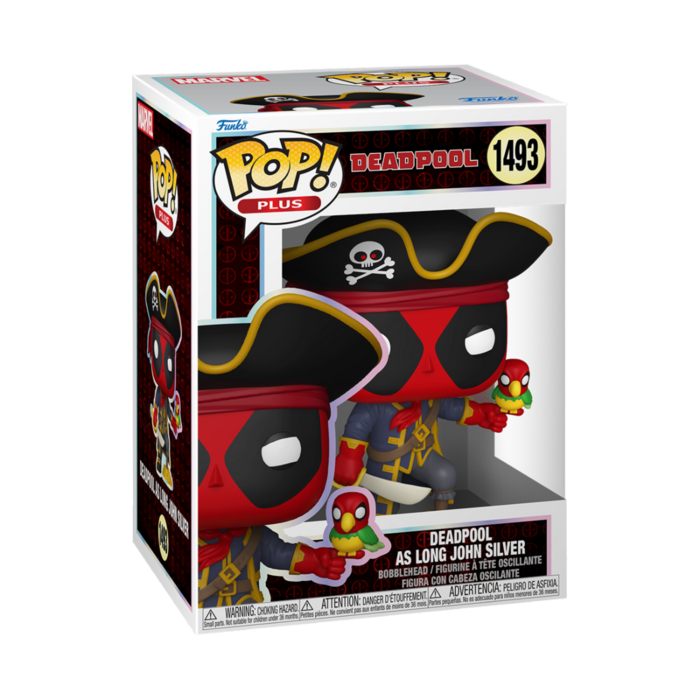 Funko Funko Marvel 1493 DeadPool as Long John Silver, DeadPool
