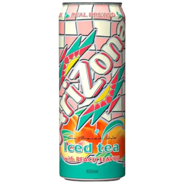 Arizona Drink Arizona Iced Tea Peach Flavor 650ml