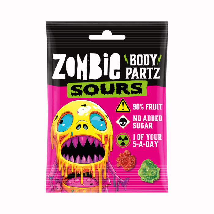 ZomBie Candy Zombie Sours Body PartZ 35gr