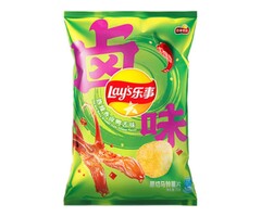 Lays Chips Lay's Hot and Spicy Braised Duck Tongue 70gr China