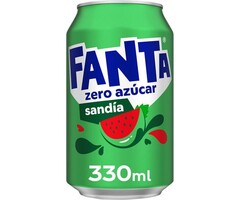 Fanta Drink Fanta WaterMelon Zero Sugar, Sandia 330ml Spain