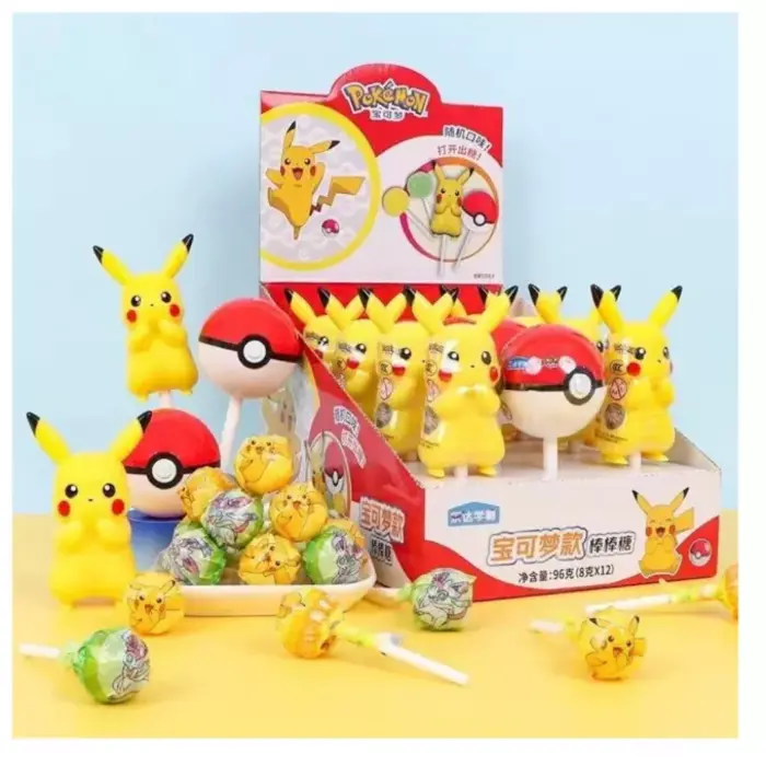 Pokémon Candy Pokémon Pikachu Shaped LolliPop 8gr China