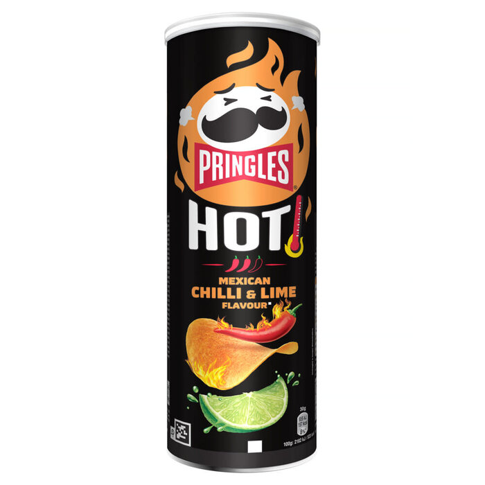 Chips Pringles Mexican Chilli & Lime Flavour 160gr Mexico