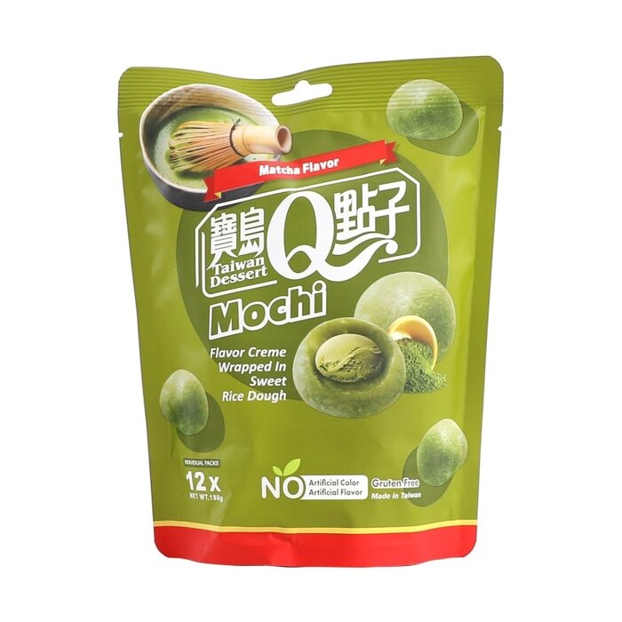 Taiwan dessert Mochi StrawBerry Cheese Flavor 180gr Taiwan
