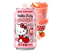 Hello Kitty Drink Hello Kitty Apple Bubble Tea 310ml Taiwan