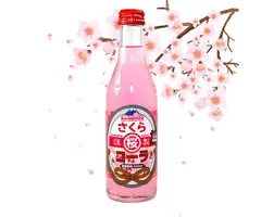 Sakura Drink Sakura Cola, Cherry Blossom Cola 240ml