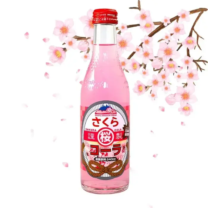 Sakura Drink Sakura Cola, Cherry Blossom Cola 240ml