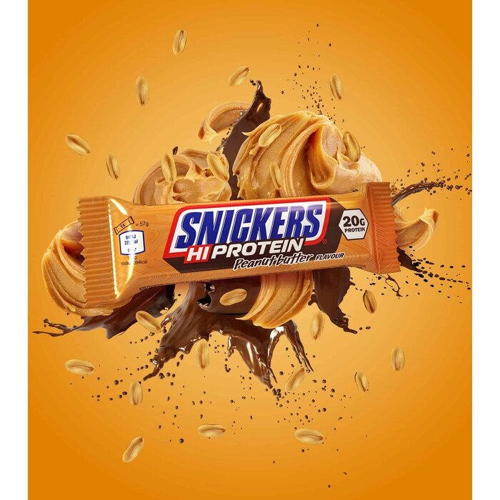 Snickers Chocolate Snickers Hi Protein Bar, PeanutButter Flavour 57gr