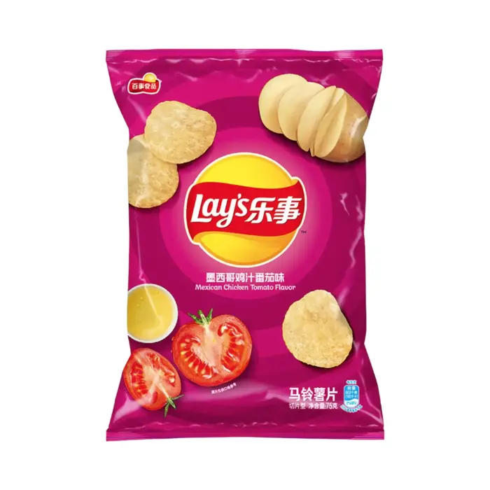 Lays Chips Lay's Mexican Chicken Tomato Flavor 45gr China