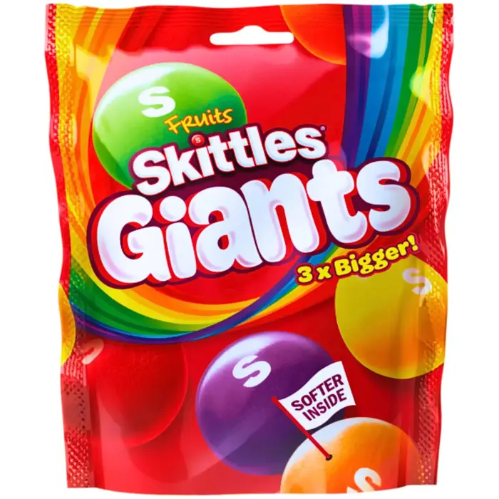 Skittles Candy Skittles Giants Fruits 3xBigger 132gr