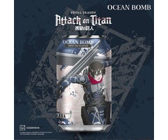 Ocean Bomb Drink Attack on Titan, Mikasa, Fruit Tea Flavour 330ml
