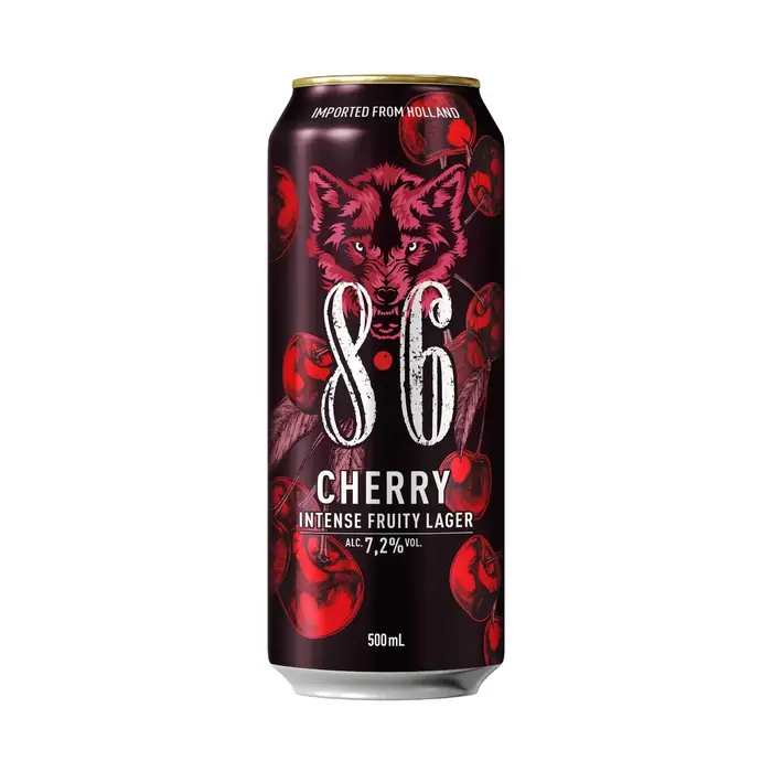Drink 8.6 Cherry 7,2% alc 500ml Intense Fruity Lager