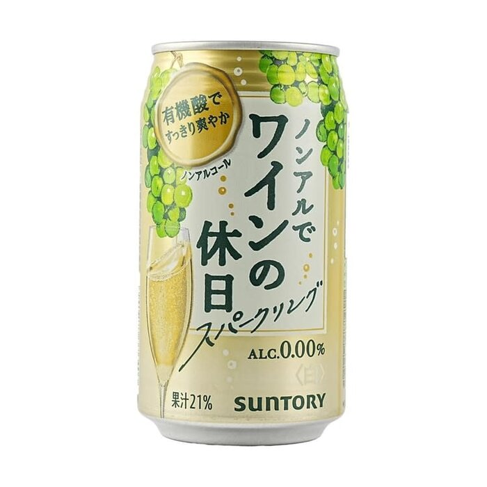 Suntory Drink Non Alcohol Champagne Sour Grape 330ml Japan