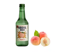 SamJin GlobalNet Drink 88 Seoul Soju Peach 350ml Korea