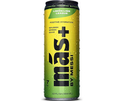 Messi Drink Mas+ Lime By Messi 355ml