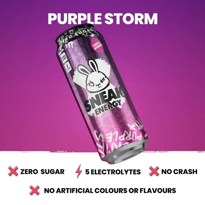 Sneak Drink Sneak Purple Storm 500ml  Zero Sugar
