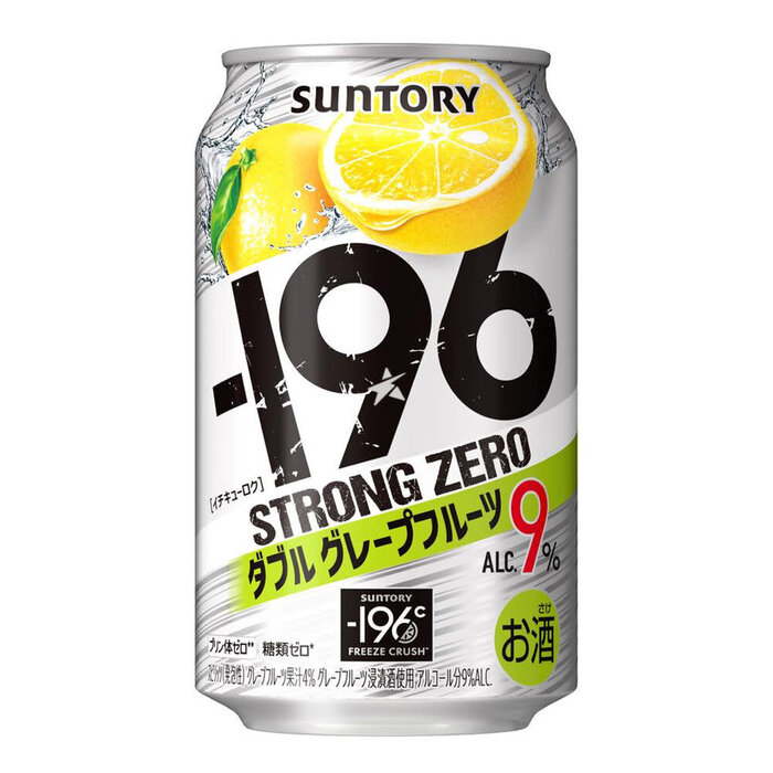 Suntory Drink -196 Strong Zero Double GrapeFruit 350ml