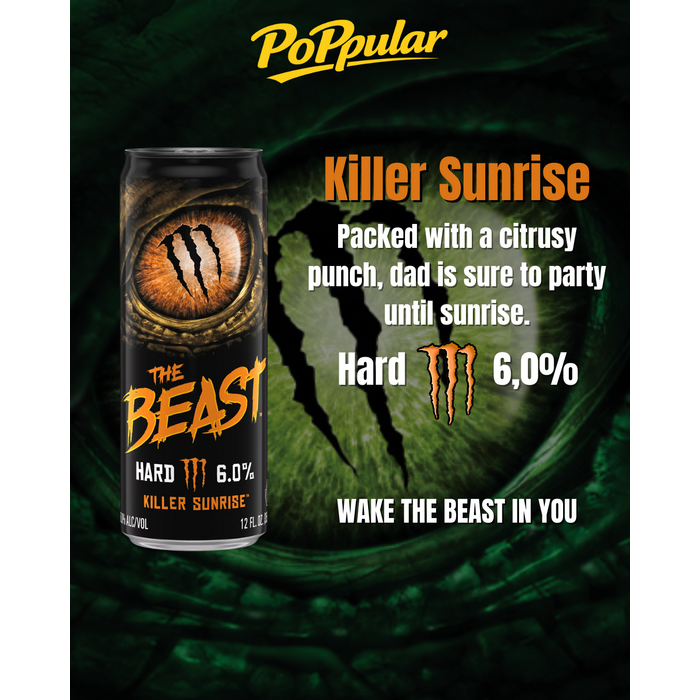 Monster Drink Monster The Beast HARD, Killer SunRise 355ml US