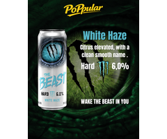 Monster Drink Monster The Beast HARD, White Haze 355ml US