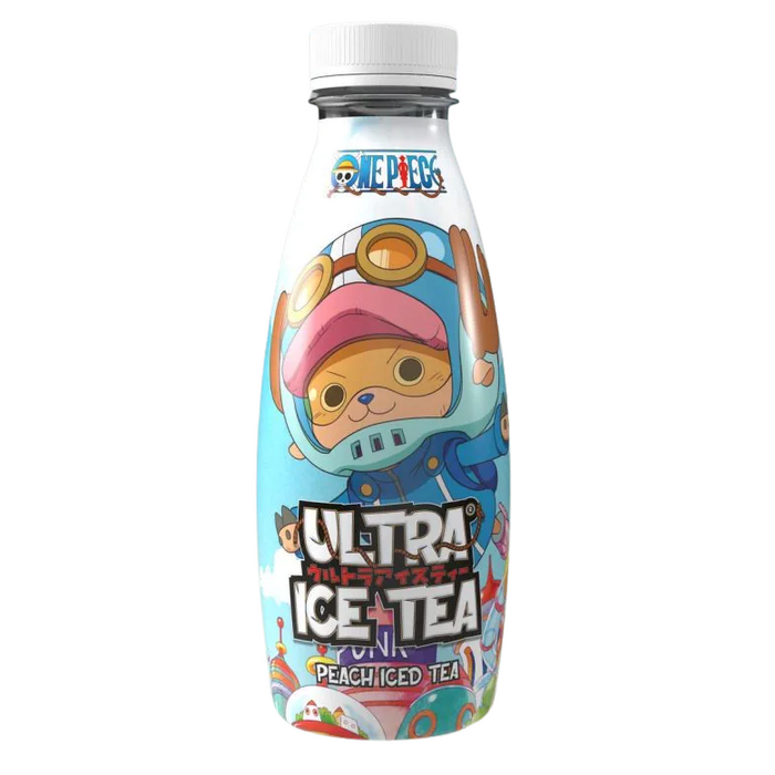 Ultra Pop Drink Ultra Ice Tea One Piece, Chopper, Peach Iced Tea 500ml