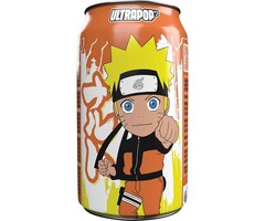 Ultra Pop Drink UltraPop Naruto Shippuden Naruto, Orange Flavour 330ml