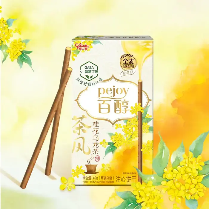 Glico Cookies PeJoy Stick Osmanthus Oolong 42gr China